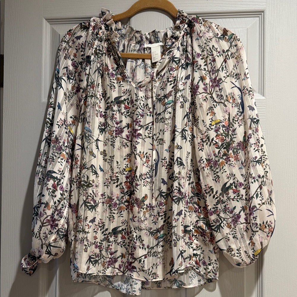 H&M Multicolor Floral Blouse